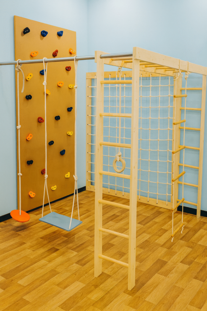 brown-climbing-wall-ladders-two-swings brown-climbing-wall-ladders-two-swings